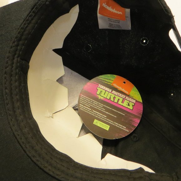Nickelodeon Ninja Mutant Ninja Turtles Hat Black New With Tags Youth Size - Picture 7 of 12